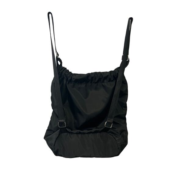 Sports New Fashion Black Machine Washable Vinyl Fabric Lots of Pockets Backpack - Picture 4 of 4